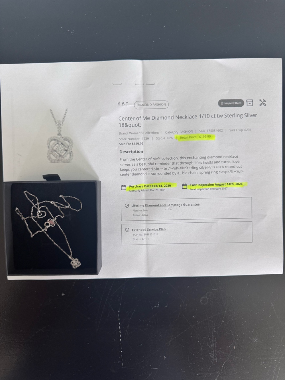 Kay Jewelers Sterling Silver Knot Pendant Necklace - Silver